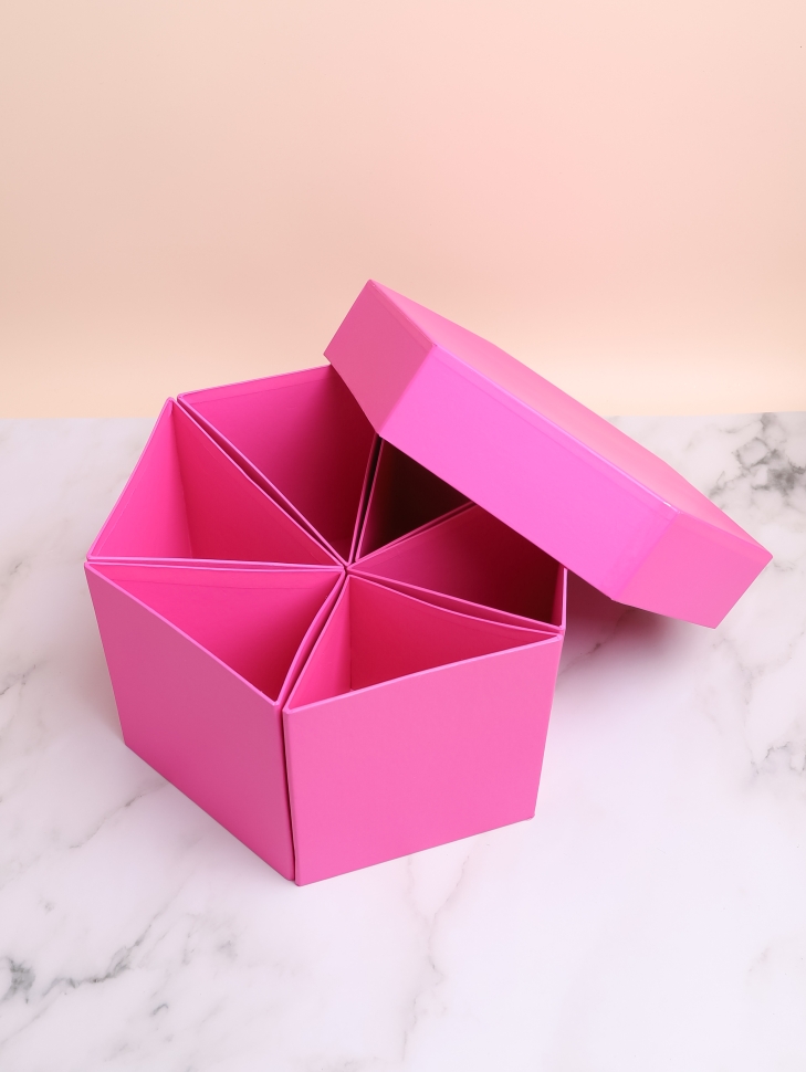 Коробка Тортик, набор из 6 частей 29,5х15, Фиолетовая YH023-2 Коробка Тортик, набор из 6 частей 29,5х15, Фиолетовая YH023-2