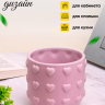 Кашпо керамика 11х11х10см LZL-216-3 розовый Кашпо керамика 11х11х10см LZL-216-3 розовый