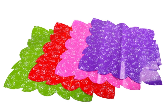 Салфетка Флориссимо бабочка 60 х 60см красная