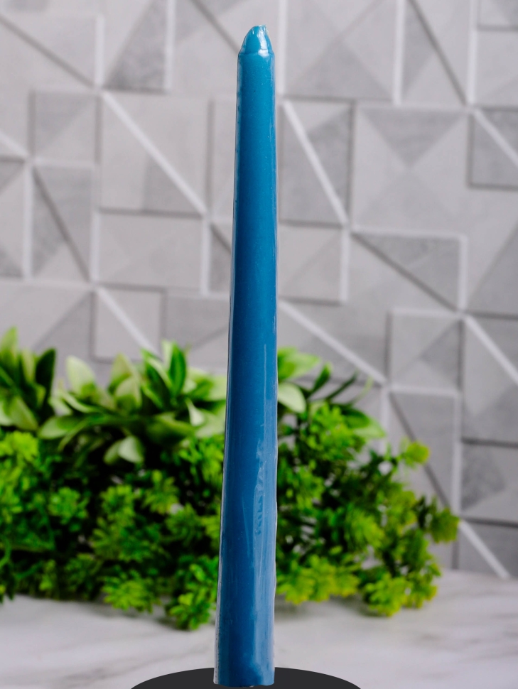 Свеча античная 25х250мм синий