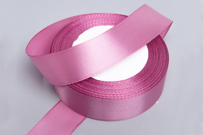 Лента атласная 25мм х 25 ярд JD брусничный Лента атласная 25мм х 25 ярд JD брусничный