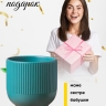 Кашпо керамика 14х14х15,5см JW7290000.14 зеленый Кашпо керамика 14х14х15,5см JW7290000.14 зеленый
