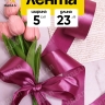 Лента атласная 50мм х 25ярд JD брусничный Лента атласная 50мм х 25ярд JD брусничный