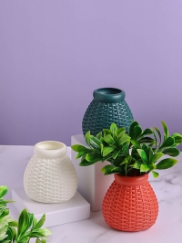 Ваза пластиковая H10 х D4,7х7,6см AS3548 микс