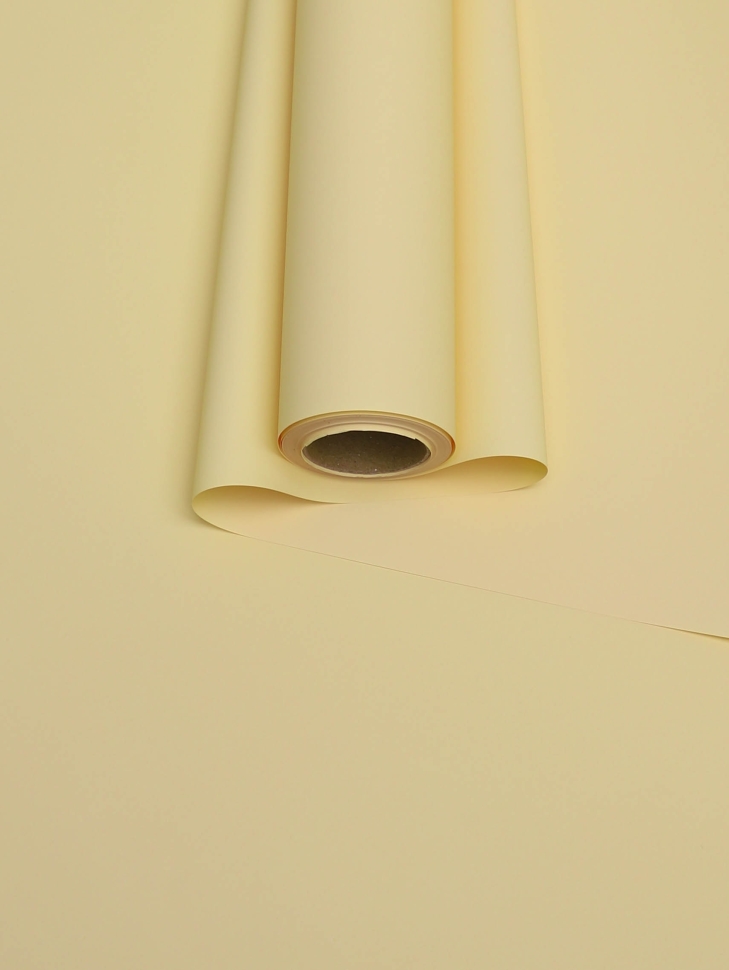 Пленка матовая 65мкм 58см х 10м Ассоль абрикосовый