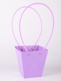 Сумочка для цветов 12х8х12,5см М114 лаванда