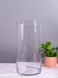 Ваза стекло Трубка H40 D20см К