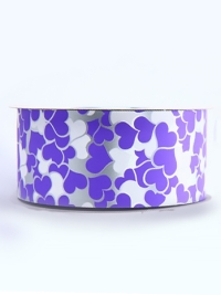 Лента Рапид Баттик сердца, 5см х 50м