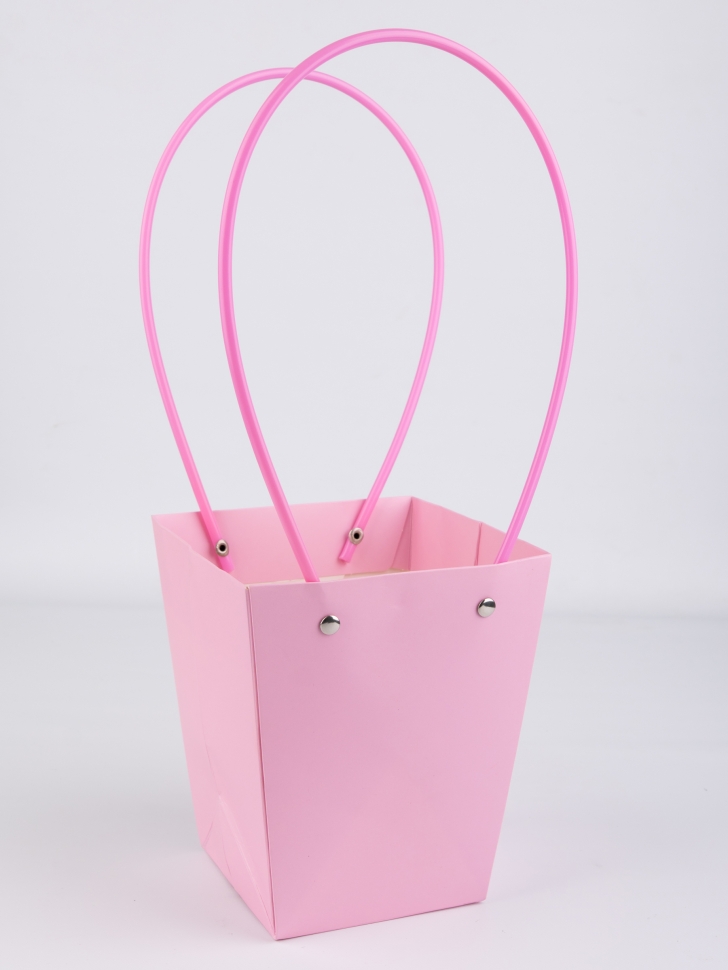 Сумочка для цветов 13х15,5х 9,5см розовый