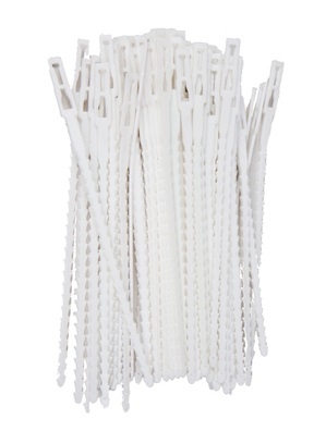 Ремешок для подвязки растений 100шт 18см белый