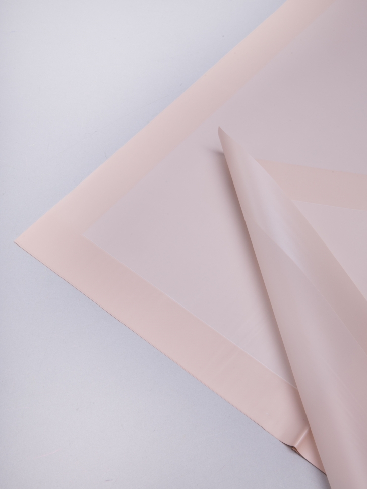 Пленка матовая 58смх58см 10 листов 50мкм кант 13 бежевый