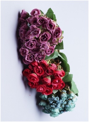 ИЦ Букет роз 28см SF803