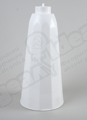 Колба граненая D16 H35, пластиковая  без ножки