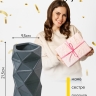 Ваза керамика 21,5х11,5х11,5см ZY2135 зеленый Ваза керамика 21,5х11,5х11,5см ZY2135 зеленый
