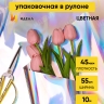 Пленка цветная 45 мкм 55см х 10м РЦ голография