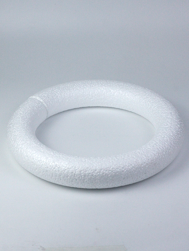 Заготовка из пенопласта "Венок" d28см Заготовка из пенопласта "Венок" d28см