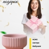 Кашпо керамика 15х15х10см JW7390000.15 розовый Кашпо керамика 15х15х10см JW7390000.15 розовый