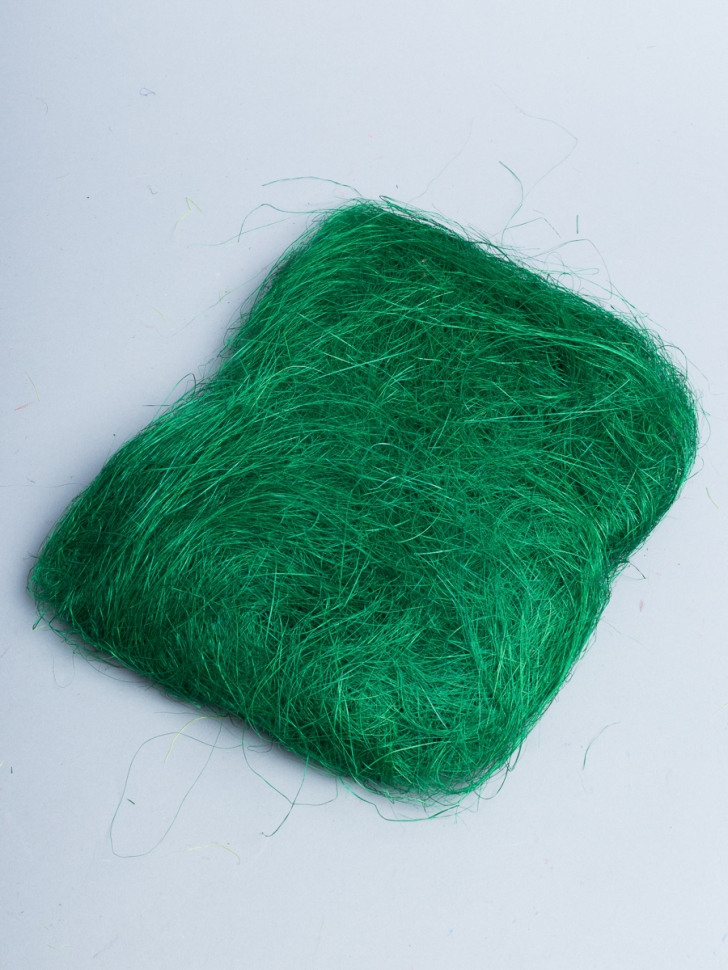 Волокно сизаля 40г П темно-зеленое Волокно сизаля 40г П темно-зеленое