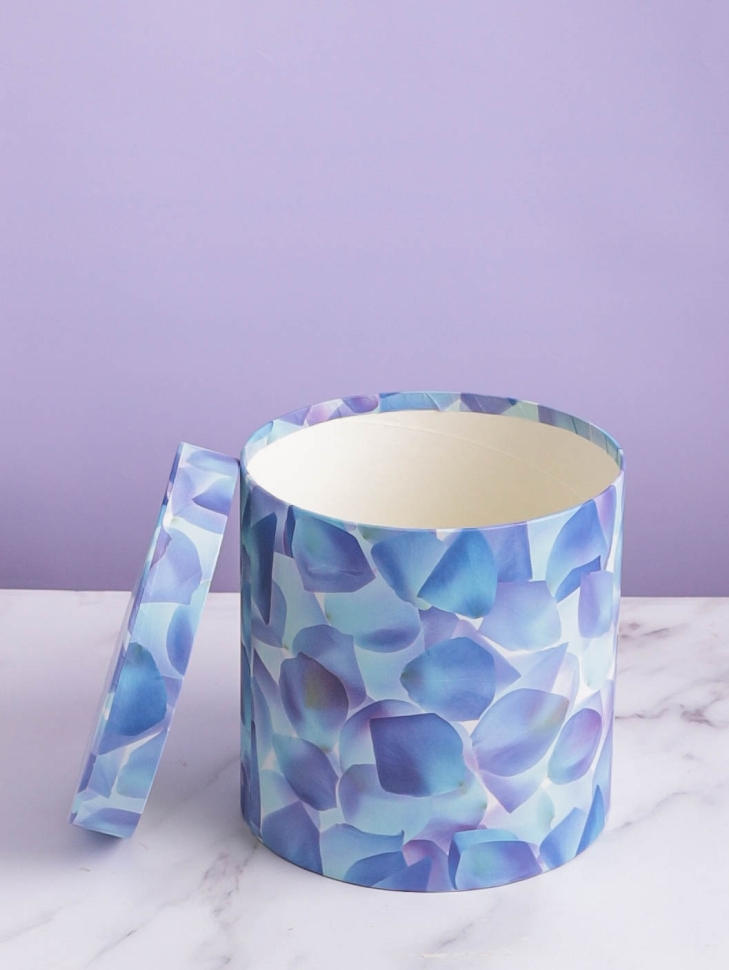 Коробка цилиндр 17,5х17см W3390-3 голубой Коробка цилиндр 17,5х17см W3390-3 голубой