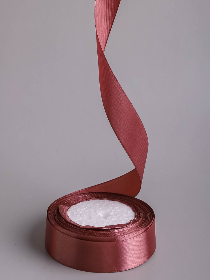 Лента атласная 25мм х 25 ярд JD капучино Лента атласная 25мм х 25 ярд JD капучино