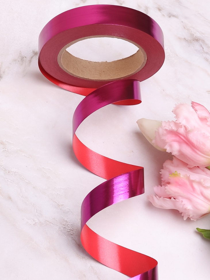 Лента металл 2/50 РД малиновый