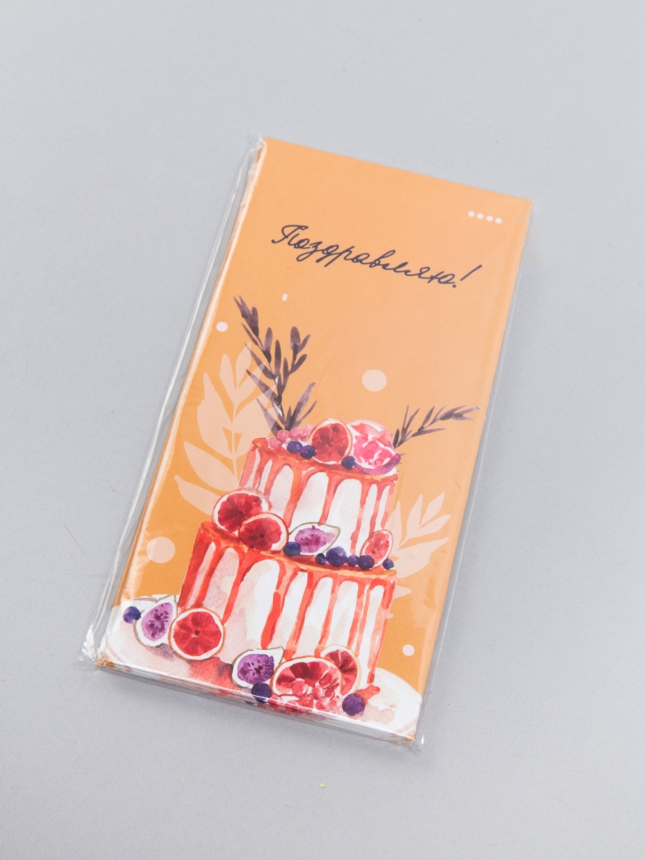 Конверт для денег 8х16,5см, 5шт, 0354 Конверт для денег 8х16,5см, 5шт, 0354