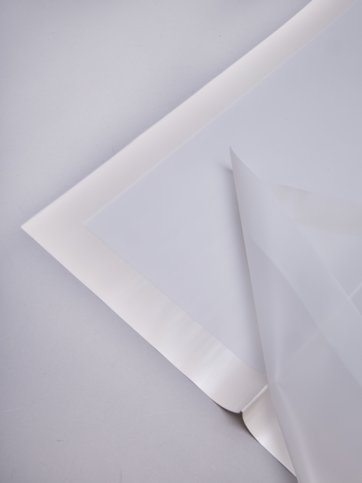 Пленка матовая 58смх58см 10 листов 50мкм кант 13 белый