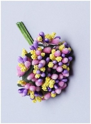 Тычинки для искусственных цветов К 12шт. микс Тычинки для искусственных цветов К 12шт. микс