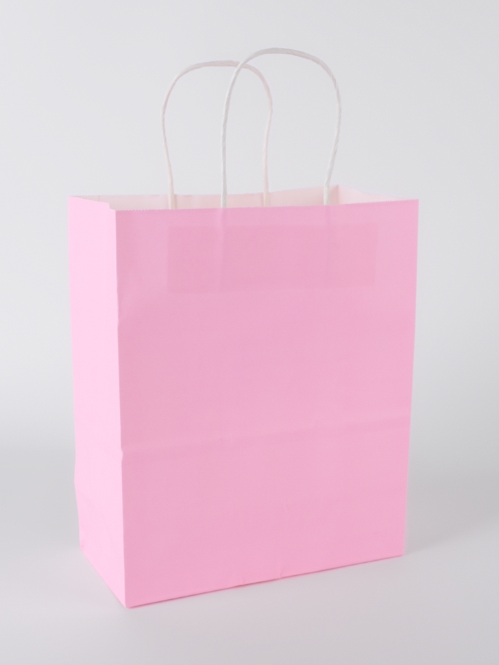 Сумочка крафт 904 22х27х11см розовый