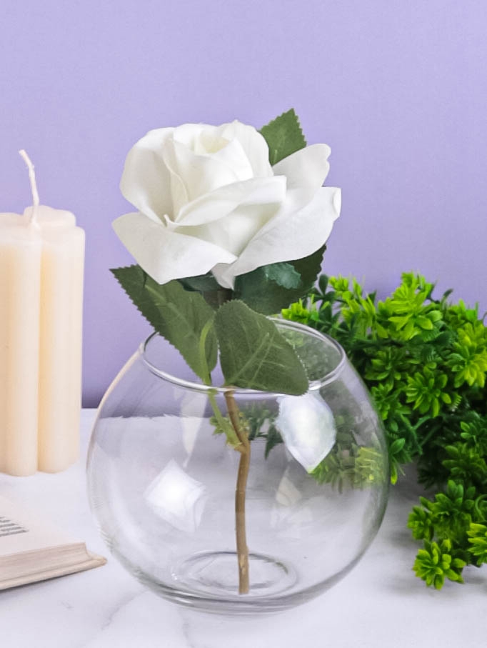 Ваза стекло Шаровая D12см К Ваза стекло Шаровая D12см К