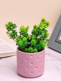 Кашпо керамика 10,5х10,5х10см LZL-220-3 розовый