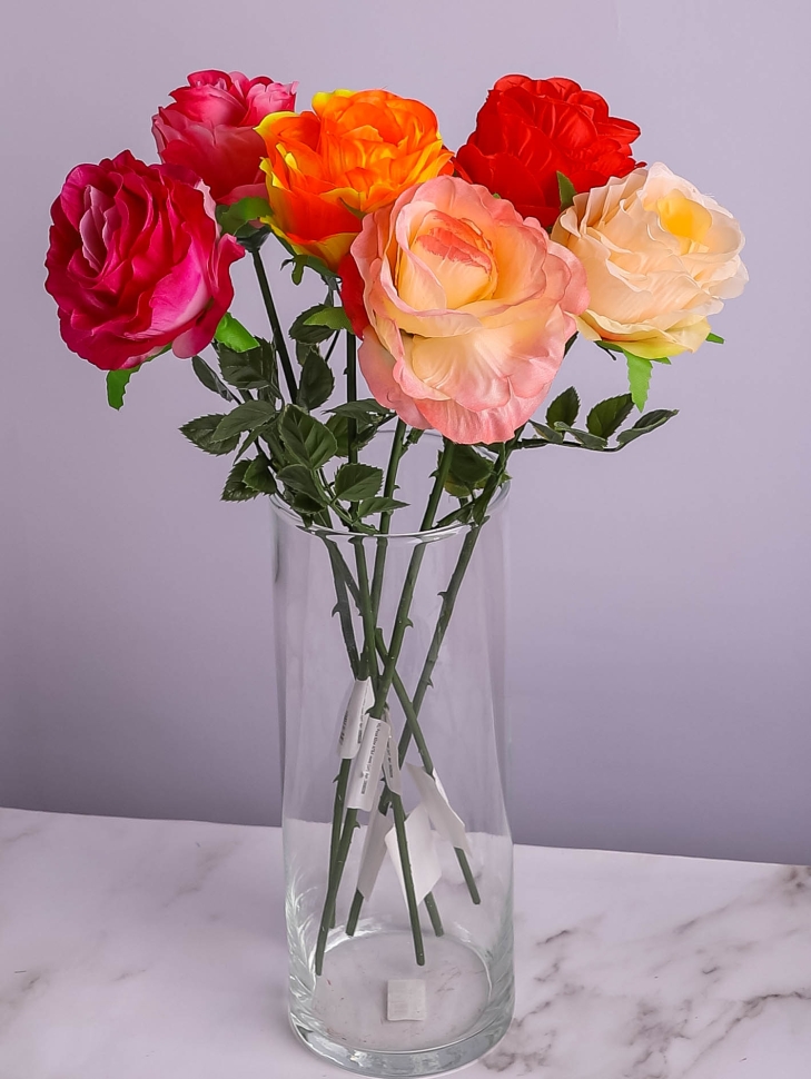 ИЦ Роза 50см "Виктория" микс