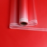 Пленка матовая 50мкм 58см х 10м прозрачный кант красный