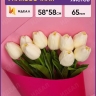 Пленка матовая 58смх58см 10 листов 65мкм РЦ двухцветная фуксия/розовый Пленка матовая 58смх58см 10 листов 65мкм РЦ двухцветная фуксия/розовый