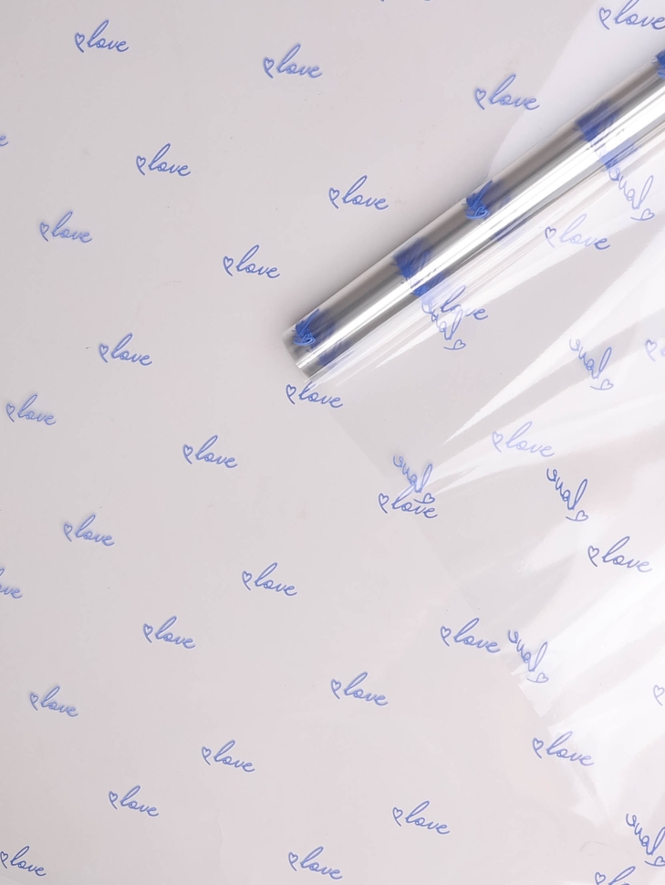 Пленка цветная Классика Love 70см лаванда