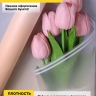 Пленка матовая  50мкм 58см х 10м РЦ прозрачный кант шампань