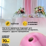 Органза-снег в рулоне 70смх9м светло-розовый Органза-снег в рулоне 70смх9м светло-розовый