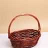 Корзина плетеная (ива) 38х32х36см M-28-7 коричневый темный