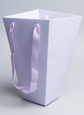 Плайм пакет для цветов трапеция H27 D15/9 сиреневый Плайм пакет для цветов трапеция H27 D15/9 сиреневый