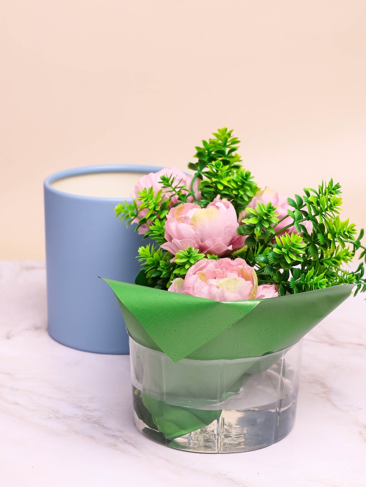 Коробка цилиндр набор из 5шт К d21хh21 - d12хh12см б/крышки бирюзовый Коробка цилиндр набор из 5шт К d21хh21 - d12хh12см б/крышки бирюзовый