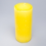 Свеча пенек d63х h150мм желтый