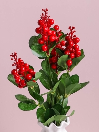 ИЦ Букет Ягоды 40х16см QW-008 красный