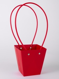 Сумочка для цветов 12х8х12,5см М114 красный