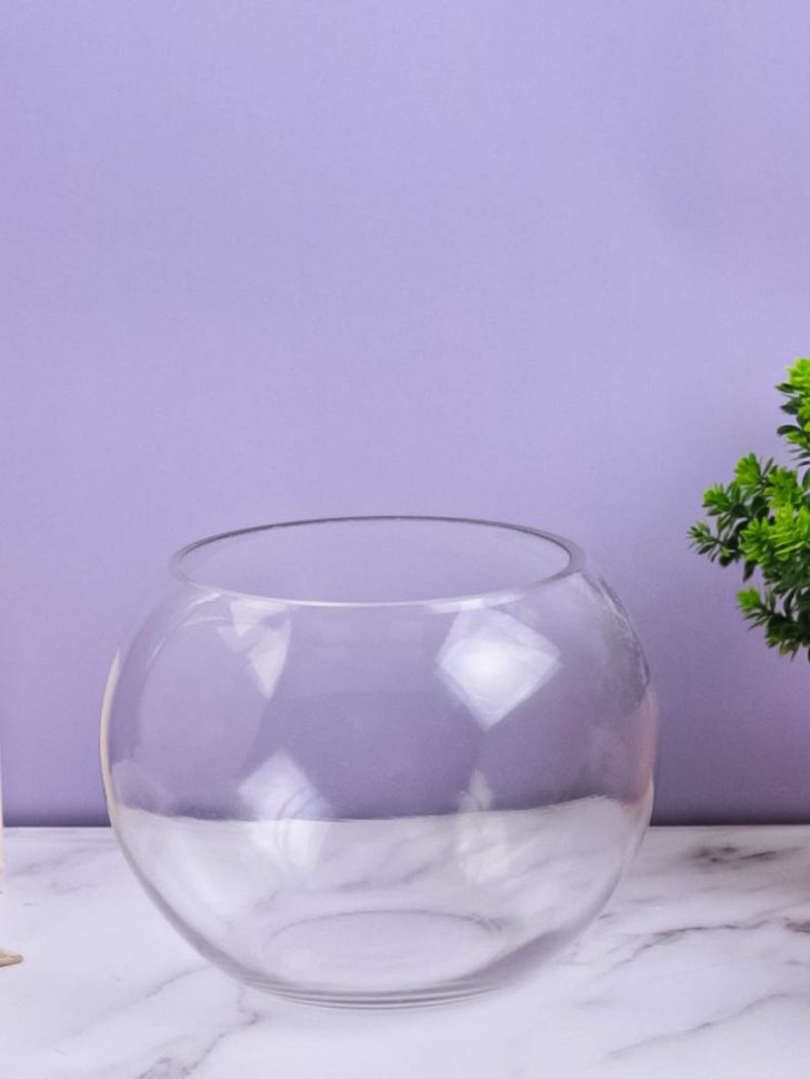 Ваза стекло Шаровая D20см К Ваза стекло Шаровая D20см К