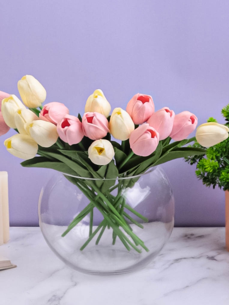 Ваза стекло Шаровая D20см К Ваза стекло Шаровая D20см К