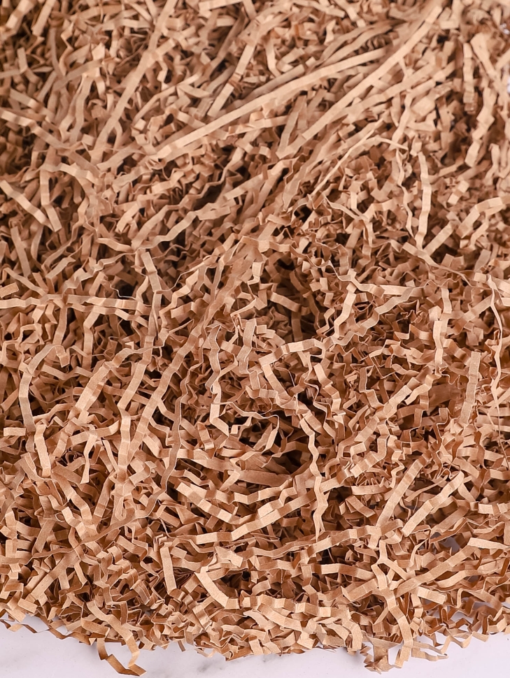 Наполнитель флористический бумажный 100г коричневый