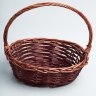 Корзина плетеная (ива) 32х24х32см M-28-7 коричневый темный