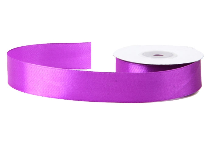 Лента атласная 25мм х 25ярд Р сиреневый-яркий Лента атласная 25мм х 25ярд Р сиреневый-яркий