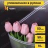 Пленка матовая 50мкм 58см х 10м РЦ прозрачный кант черный Пленка матовая 50мкм 58см х 10м РЦ прозрачный кант черный