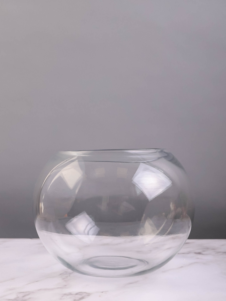 Ваза стекло Шаровая D25см К Ваза стекло Шаровая D25см К